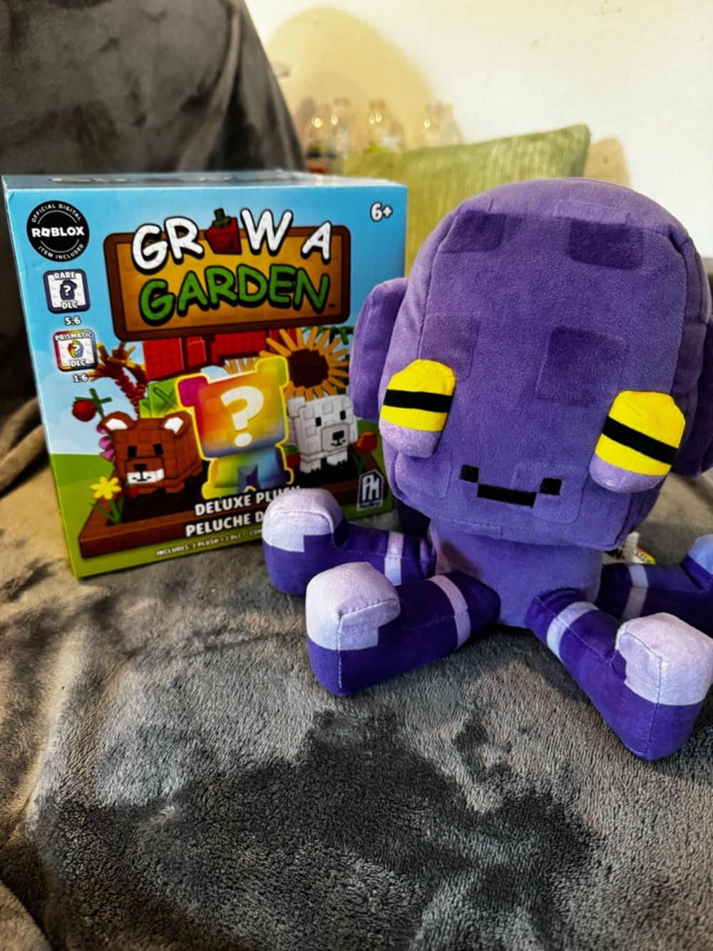 Grow-A-Garden Plush Purple Octopus Toy - Deluxe Edition